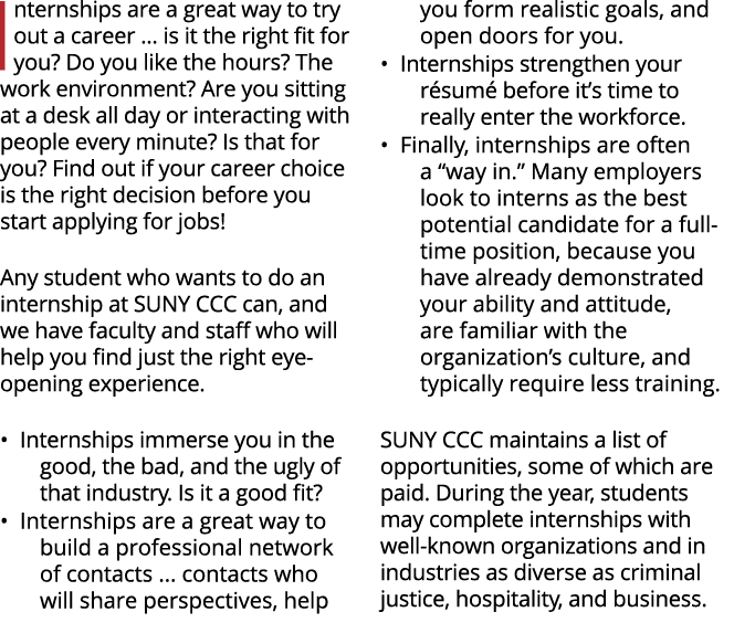 Internships are a great way to try out a career     is it the right fit for you  Do you like the hours  The work envi   