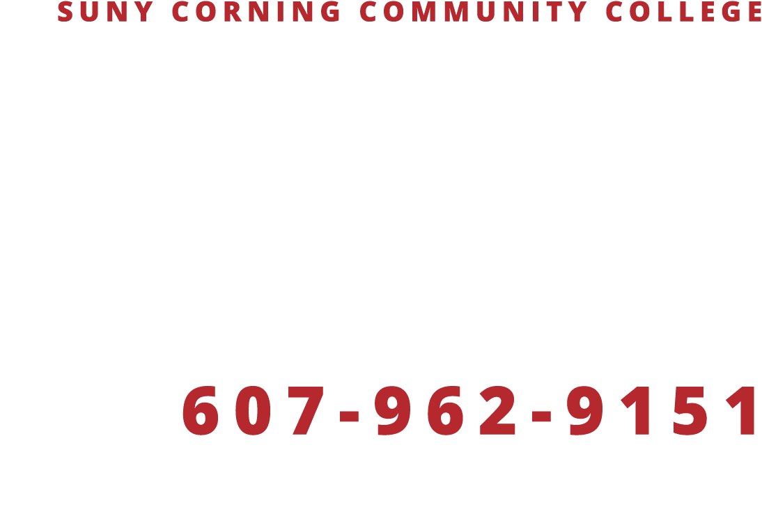 SUNY CORNING COMMUNITY COLLEGE ADMISSIONS CORNING-CC EDU CORNING-CC EDU 607-962-9151